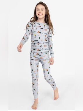 Smaller Things toddler 2T Goodnight Seattle pajamas PNW fisherman organic
